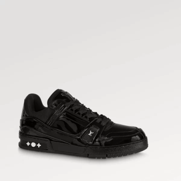 LV Trainer Black Embossed Monogram