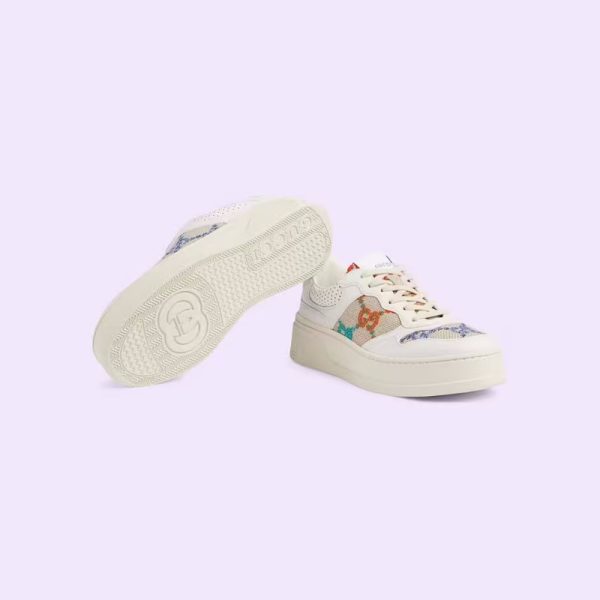 Women's GG sneaker - white leather - Image 4
