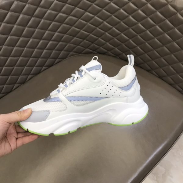 DIOR B22 Sneaker White Silver Fluo Green - Image 6