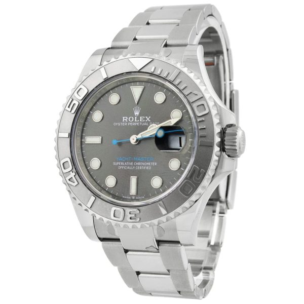 Rolex Yachtmaster Stainless Steel and Platinum 40mm Rhodium Dial Watch Reference#: 126622 - Image 2