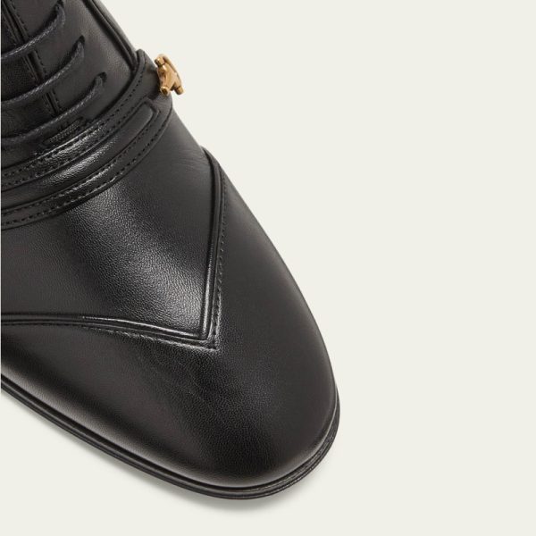 Nolan Malaga Leather Lace-Up Loafers - Image 3