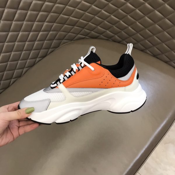 DIOR B22 Sneaker Orange White - Image 7