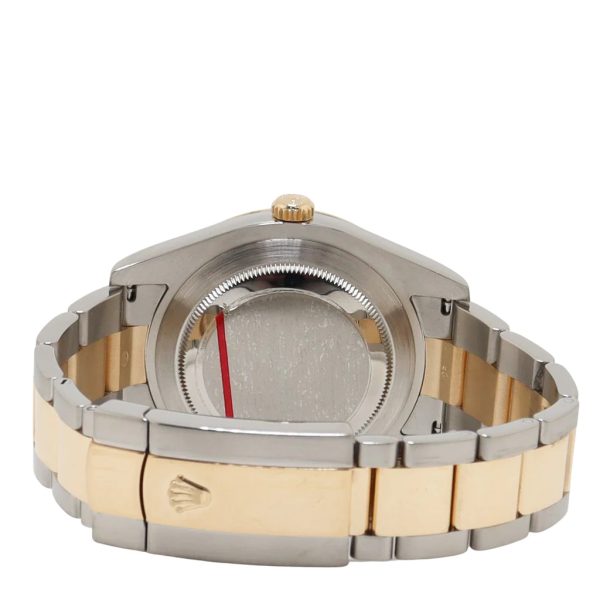 Rolex Datejust TT Stainless Steel & Yellow Gold 41mm Grey Roman Dial Watch Reference#: 116333 - Image 4