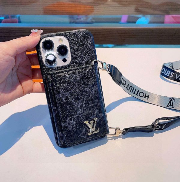 Louis Vuitton Trifold Card Holder Crossbody Phone Case