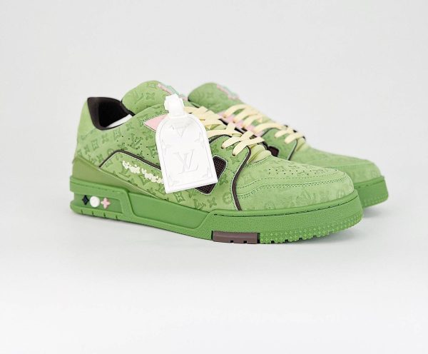 LV Trainer Green monogram - Image 4