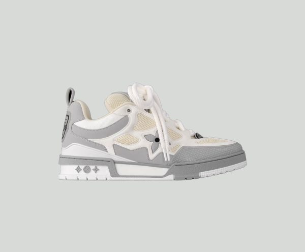 LV grey White Skate Sneaker