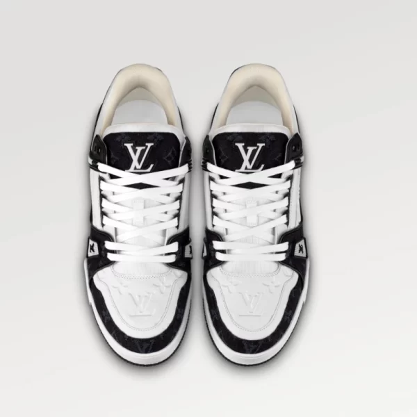 Louis Vuitton LV Trainer White Black - Image 3