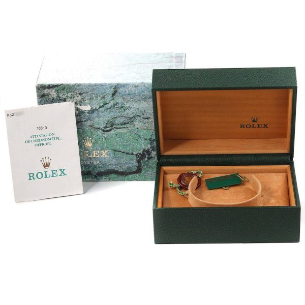 Rolex Submariner Blue Dial Steel Yellow Gold Mens Watch 16613 Box Papers - Image 6