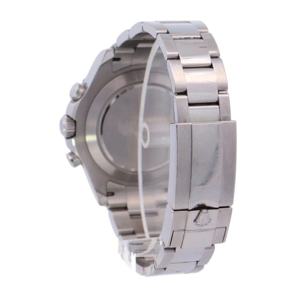 Rolex Yachtmaster II 44mm Stainless Steel White Dot Dial Watch Reference# 116680 - Image 4