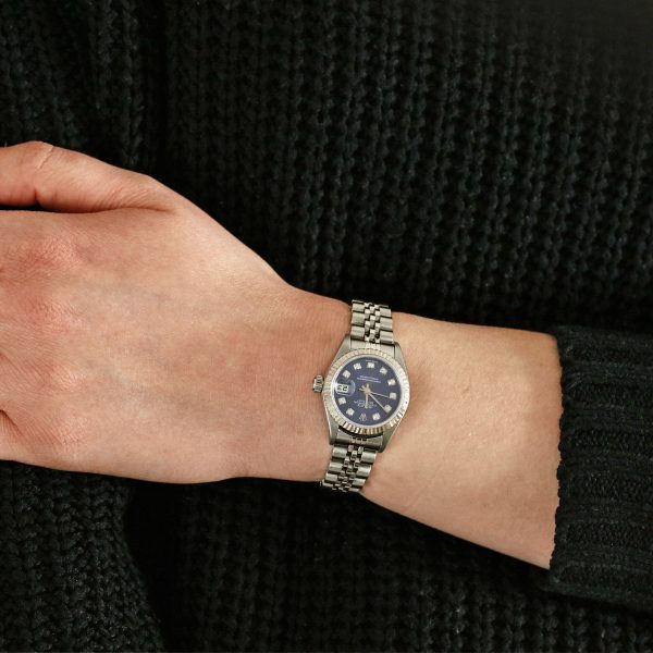 Rolex Datejust 31MM Steel Blue Diamond Jubilee |79174 - 2003 - Image 8