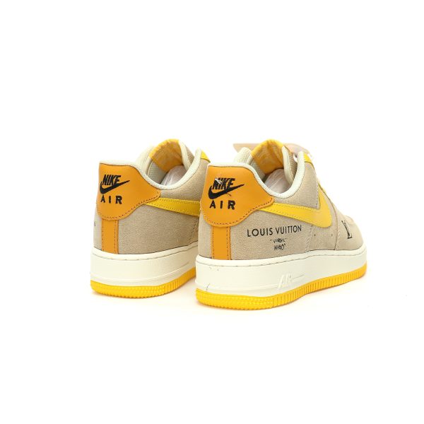 Louis Vuitton x Nike Air Force 1 07 LV8 Low"Khaki/Yellow LV - Image 6