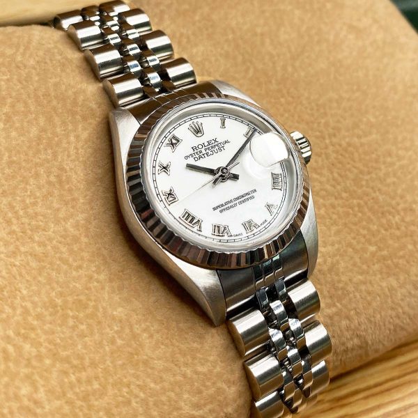 Rolex Datejust 26MM White Roman Numeral Steel Jubilee | 79174 - 2004 - Image 4