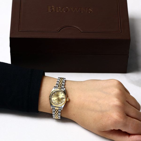 Rolex Datejust 26mm Champagne Diamond Dot Jubilee| 69173 1997 - Image 6