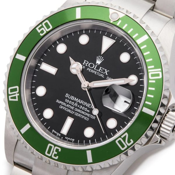 Rolex Kermit Submariner 16610LV Automatic Chronometer Black Dial Men??s Watch - Image 2