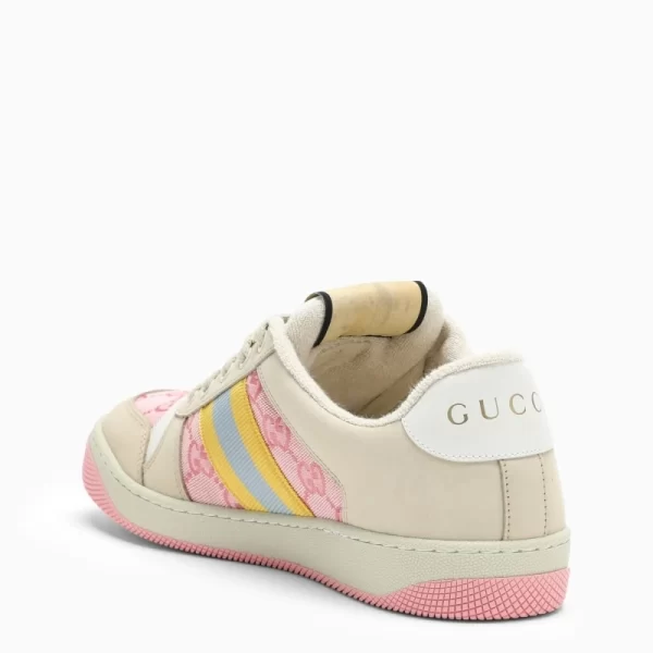 Gucci Women's Screener GG Sneaker in Light Pink Canvas  1 - Image 3
