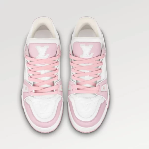 Louis Vuitton Trainer Pink Rose - Image 2
