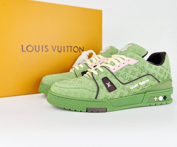 LV Trainer Green monogram - Image 2