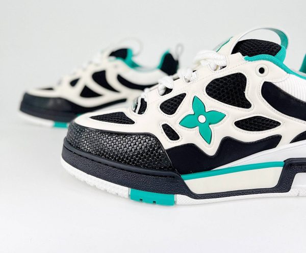 LV Green Black Skate Sneaker - Image 3