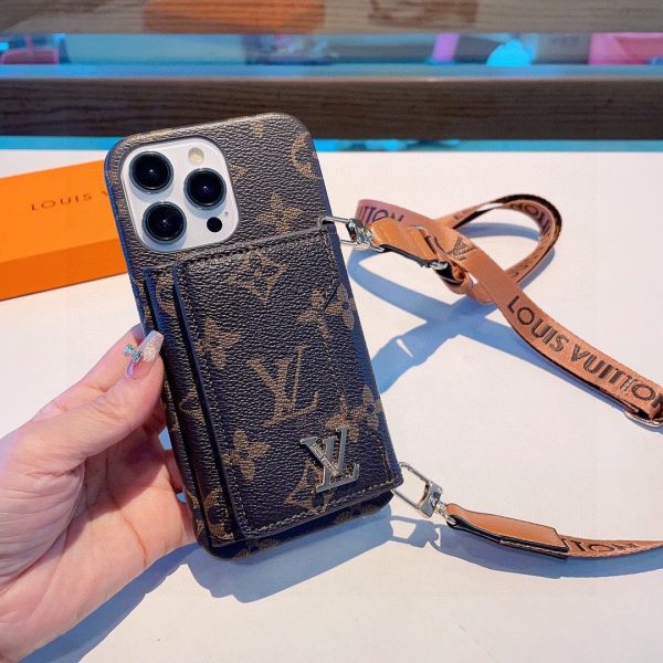 Louis Vuitton Trifold Card Holder Crossbody Phone Case