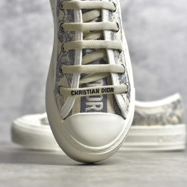 Dior Embroidered White Sneaker  1 - Image 3