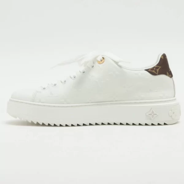 Louis Vuitton Time Outline '22 leather sports shoes ms0252 letters relief insole stains  1 - Image 4