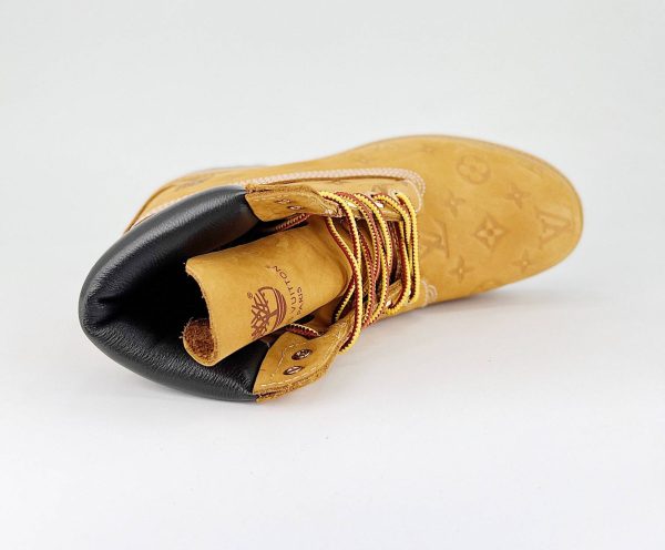 LV Mid Boots Brown Monogram - Image 4