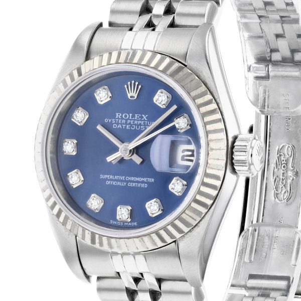 Rolex Datejust 31MM Steel Blue Diamond Jubilee |79174 - 2003 - Image 2