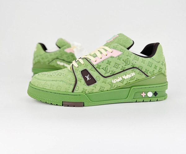 LV Trainer Green monogram - Image 6
