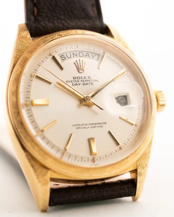 Rolex Day Date 18k Florentine 1963 - Image 2