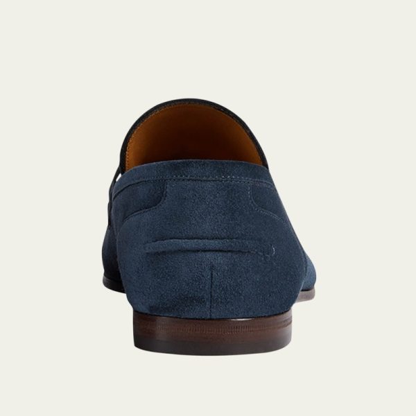 GUCCI Men's Jordaan Suede Bit Loafers $920 - Image 2