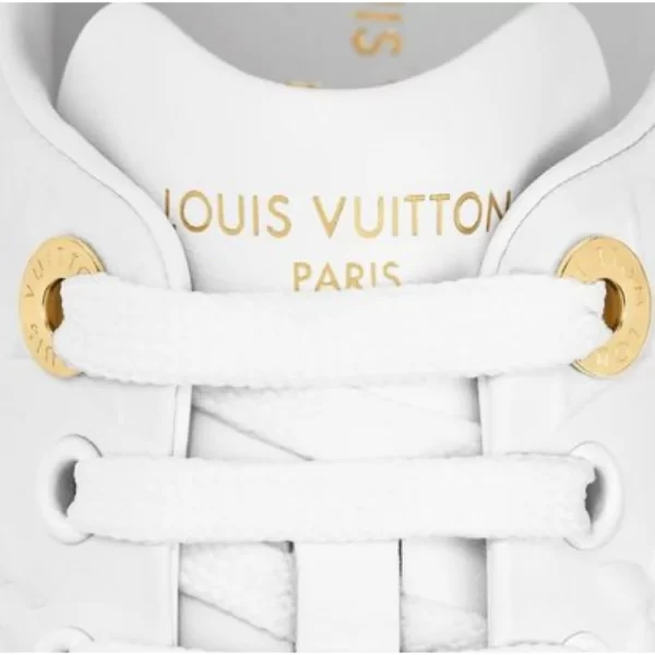 Louis Vuitton Time Out Debossed LV Monogram Leather White White (Women's)  1 - Image 9