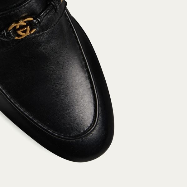Ed Leather Medallion Strap Loafers - Image 3
