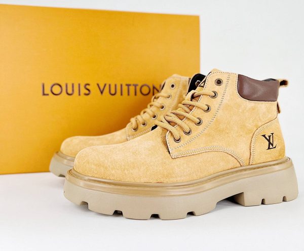 LV Mid Boots Brown - Image 3