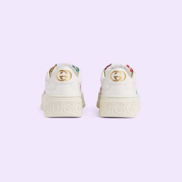 Women's GG sneaker - white leather - Image 3