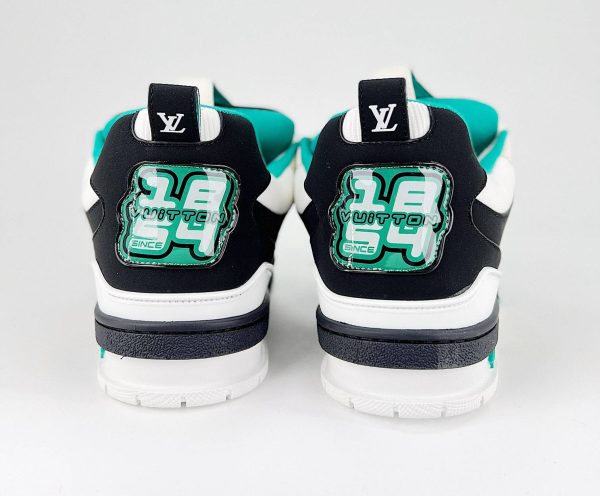 LV Green Black Skate Sneaker - Image 5