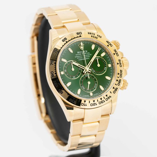 Rolex Cosmograph Daytona Green Dial Yellow Gold 40mm (116508) - Image 5