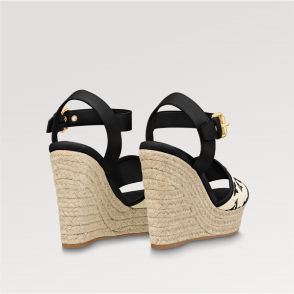 Louis Vuitton | LOUIS VUITTON Starboard Wedge Sandal - Image 3