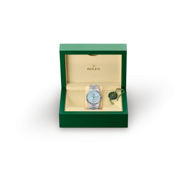 Rolex Land-Dweller 40 Oyster, 40 mm, platinum - Image 3