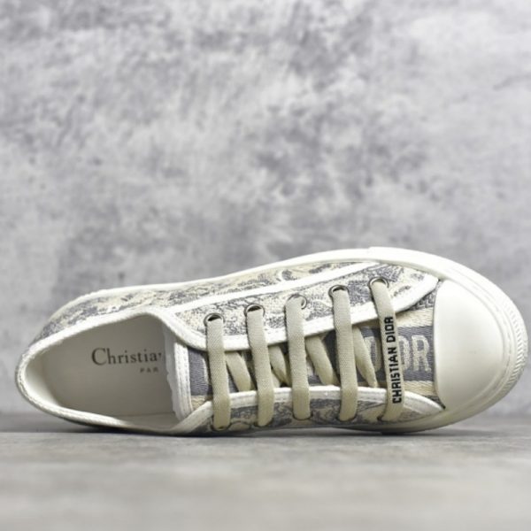 Dior Embroidered White Sneaker  1 - Image 6