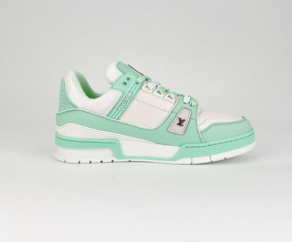 LV Trainer Mint White - Image 3