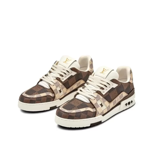 Louis Vuitton LV Trainer Monogram Damier Brown - Image 3