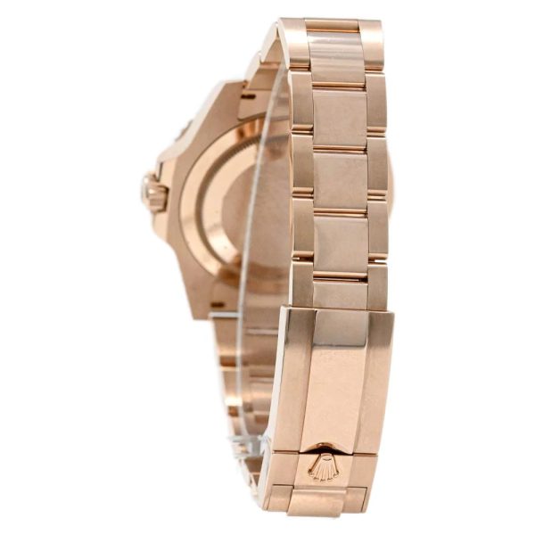 Rolex Mens GMT Master II "Rootbeer" 40mm Rose Gold Black Dot Dial Watch Reference# 126715CHNR - Image 4