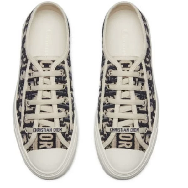 Dior Embroidered White Sneaker  1 - Image 5