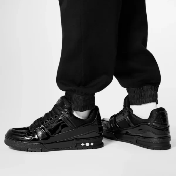 LV Trainer Black Embossed Monogram - Image 4