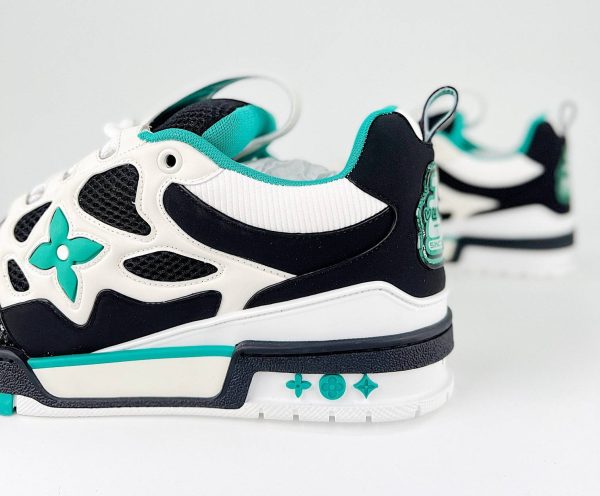 LV Green Black Skate Sneaker - Image 7