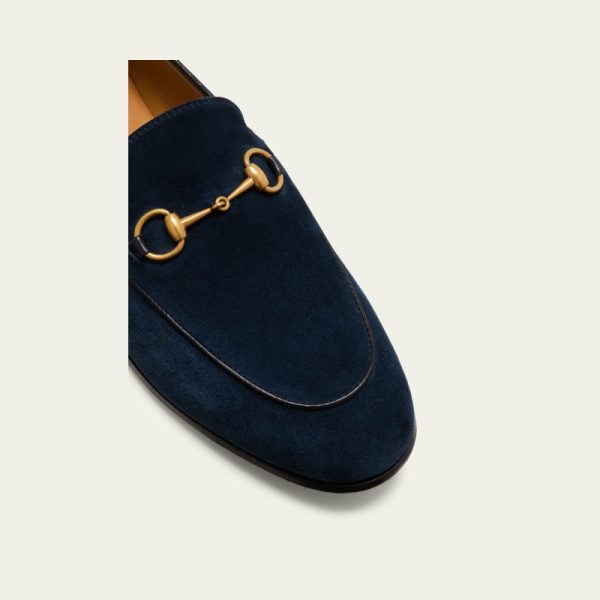GUCCI Jordaan Suede Loafers - Image 5