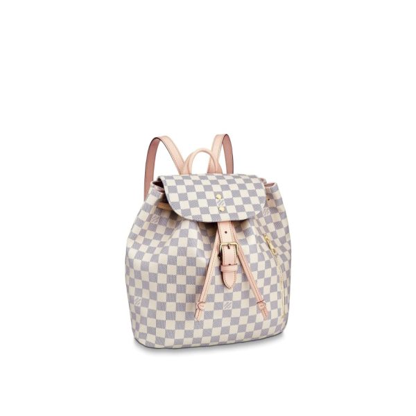 Louis Vuitton Damier Azur Canvas Sperone BB Bag - Image 2
