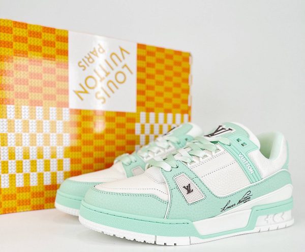 LV Trainer Mint White - Image 4