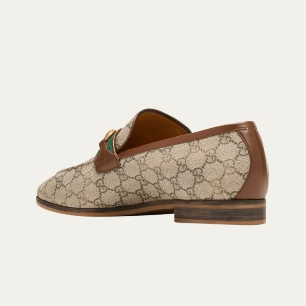 Men's Paride GG Supreme Canvas Web Bit Loafers - Image 2