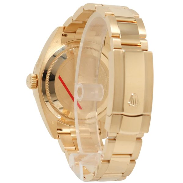 Rolex Sky Dweller Yellow 42mm Gold Champagne Stick Dial Watch Reference#: 326938 - Image 4